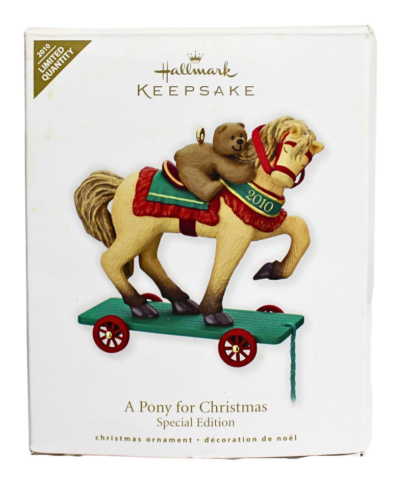 Hallmark Ornament: 2010 A Pony for Christmas