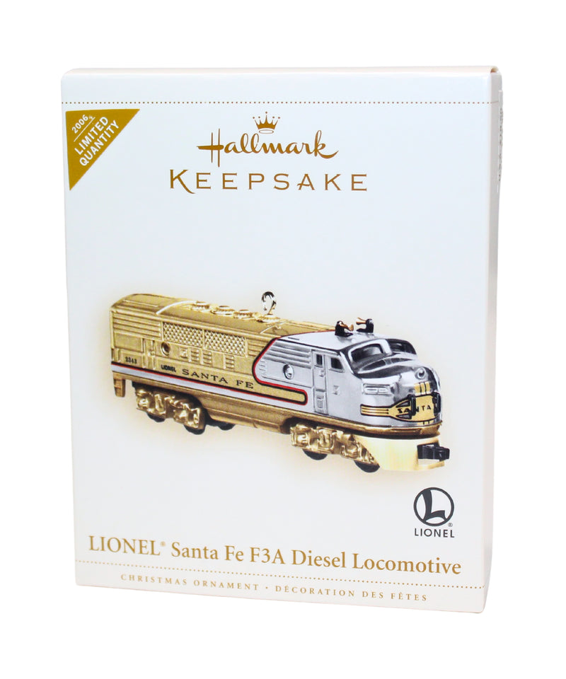 Hallmark Ornament: 2006 Santa Fe F3A Diesel Locomotive | QXE3233 | Lionel