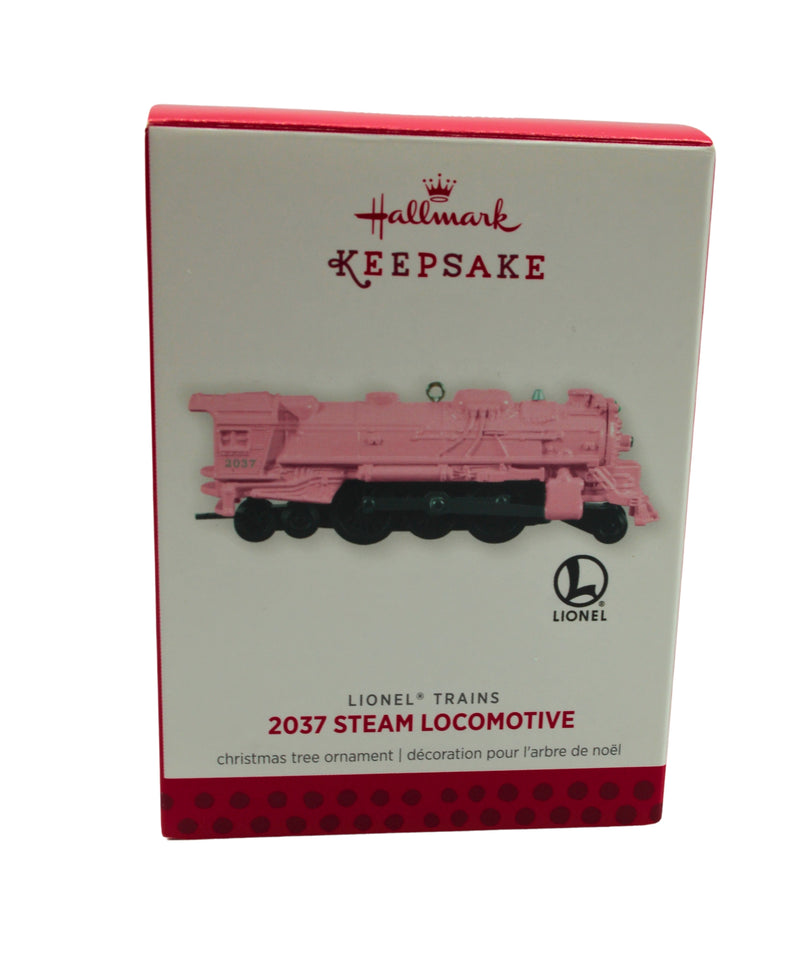 Hallmark Ornament: 2013 2037 Steam Locomotive | Pink | QXE3745