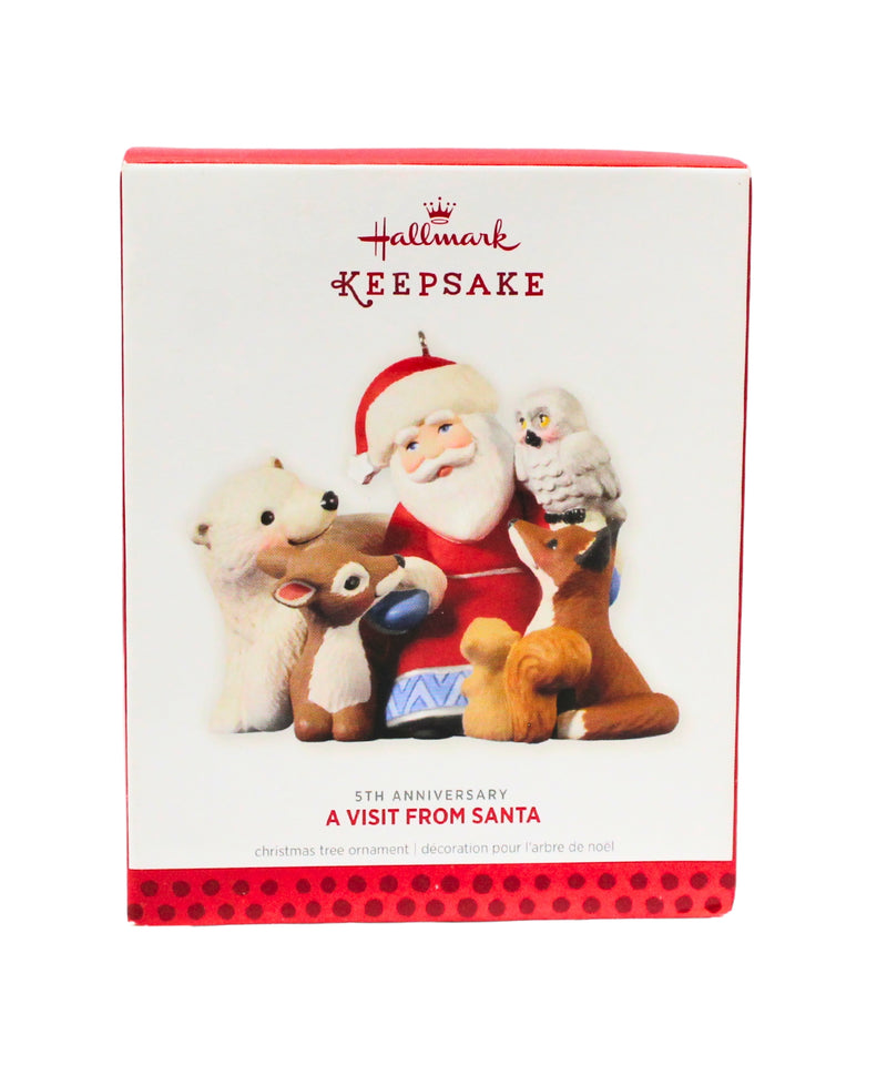 Hallmark Ornament: 2013 A Visit From Santa  | QXE3775