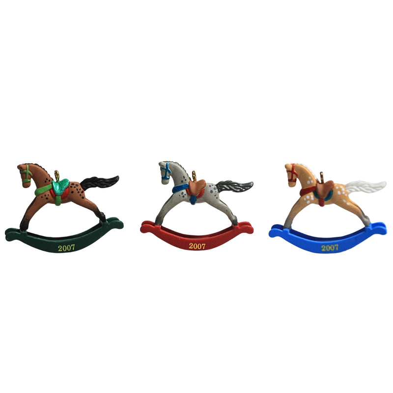 Hallmark Ornament: 2007 Rocking Horses 10-Year Reunion | QXE9017 | Miniature