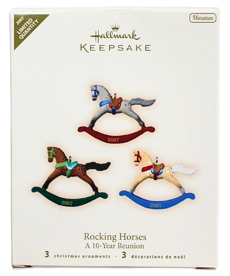 Hallmark Ornament: 2007 Rocking Horses 10-Year Reunion | QXE9017 | Miniature