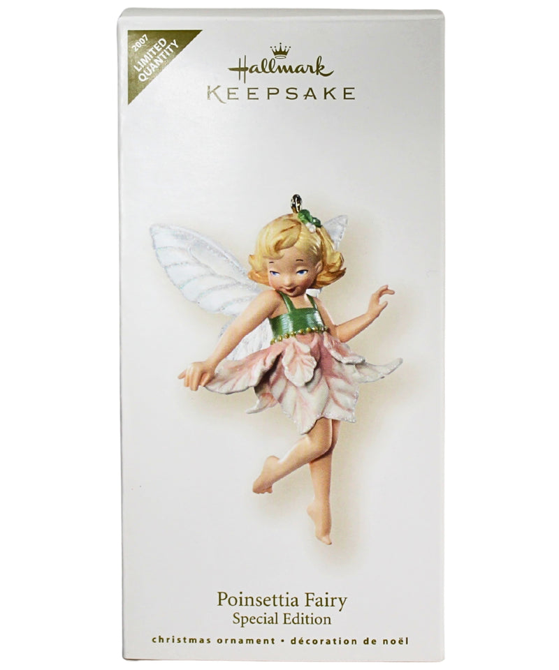 Hallmark Ornament: 2007 Poinsettia Fairy | QXE9019
