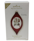 Hallmark Waiting for Santa - Norman Rockwell Keepsake Ornament 2008 QXE9091
