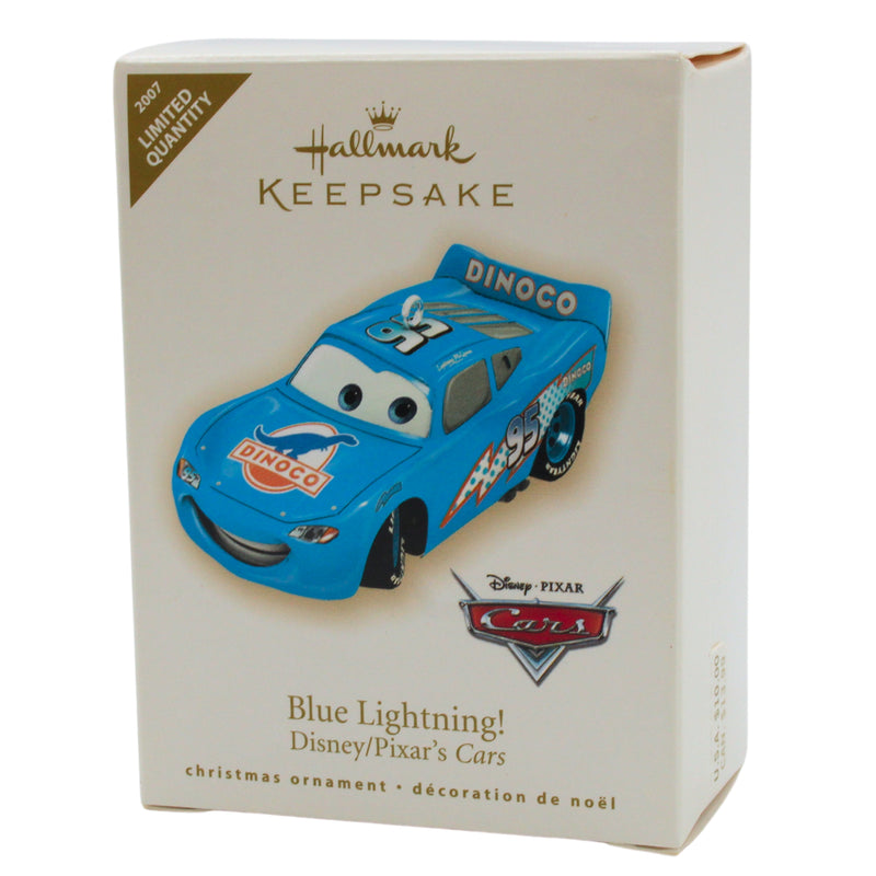 Hallmark Ornament: 2007 Blue Lightning! | QXE9127 | Pixar's Cars