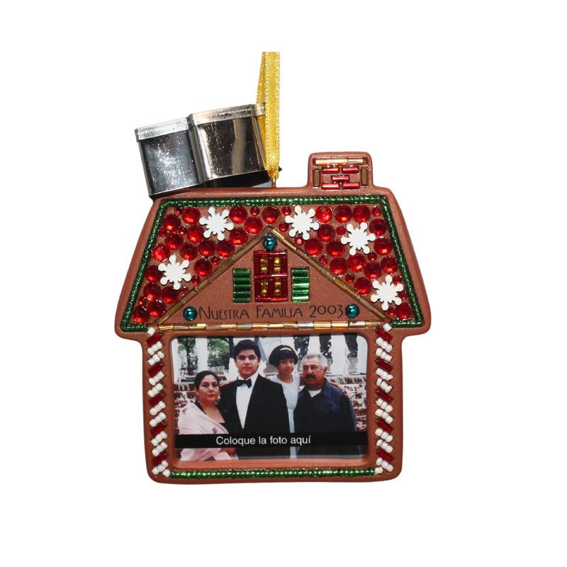 Hallmark Ornament: 2003 El Portafoto De Nuestra Familia | QXG2537