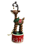 Hallmark Ornament: 2010 Wiggle-Wobble Reindeer | QXG3086 | Motion