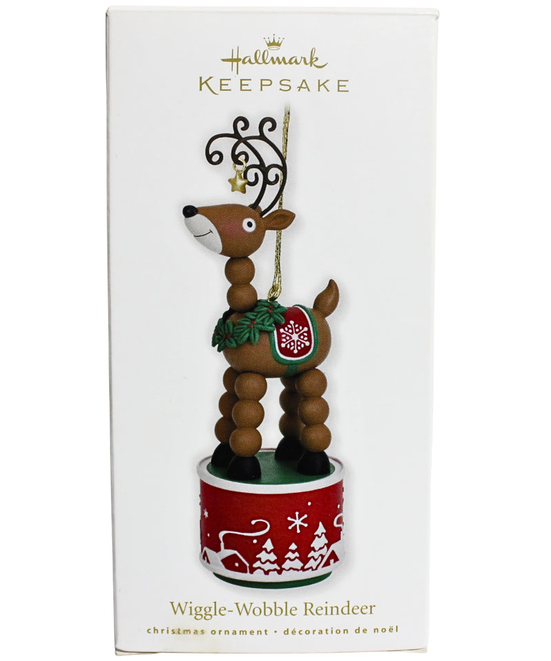Hallmark Ornament: 2010 Wiggle-Wobble Reindeer | QXG3086 | Motion