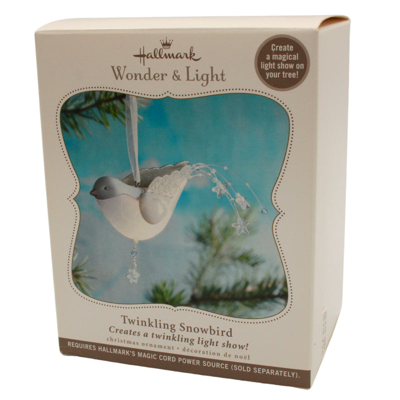 Hallmark Ornament: 2010 Twinkling Snowbird  | QXG3613