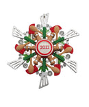 Hallmark Ornament: 2011 Savory Snowflake | QXG4147
