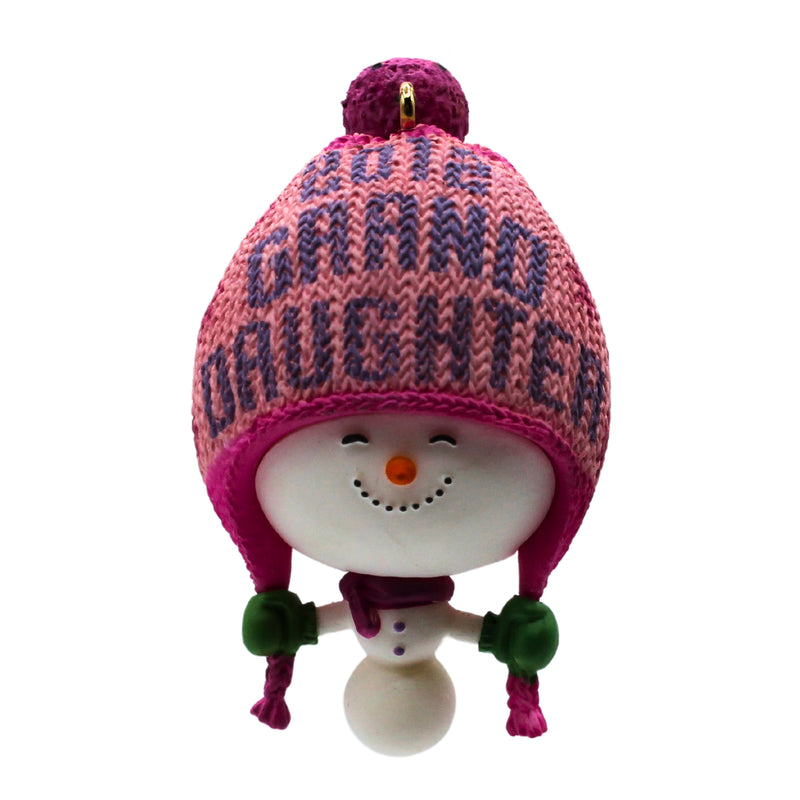 Hallmark Ornament: 2012 Granddaughter | QXG4684 | Knit Hat