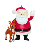 Hallmark Ornament: 2004 Rudolph and Santa  | QXG5654