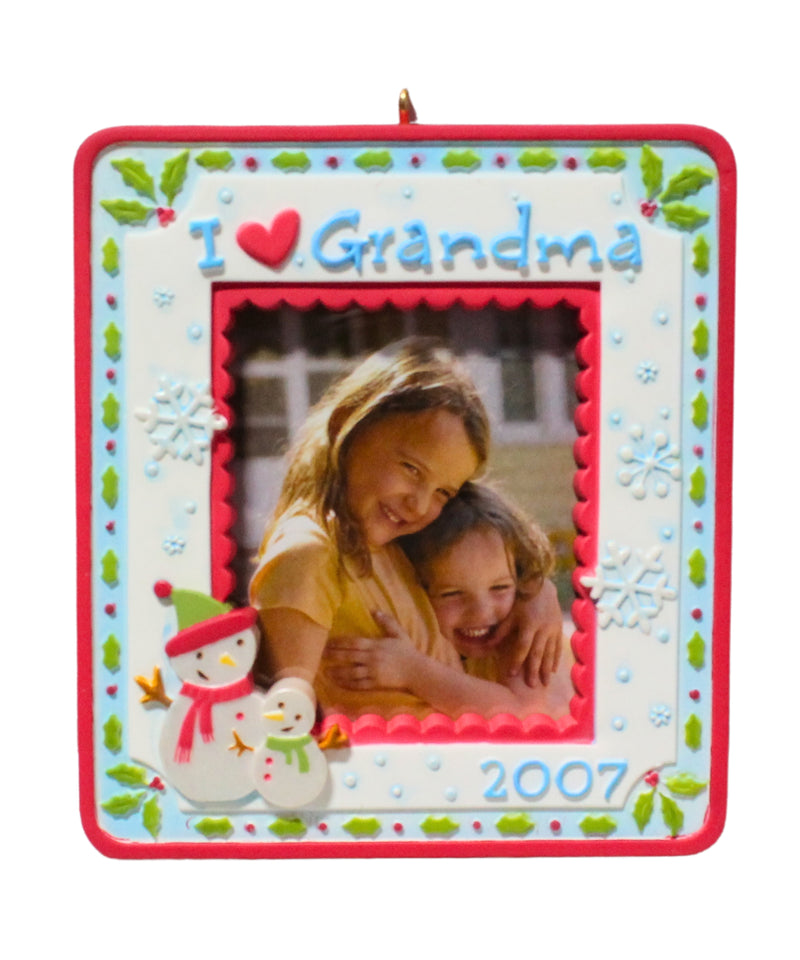 Hallmark Ornament: 2007 I Love Grandma | QXG6199