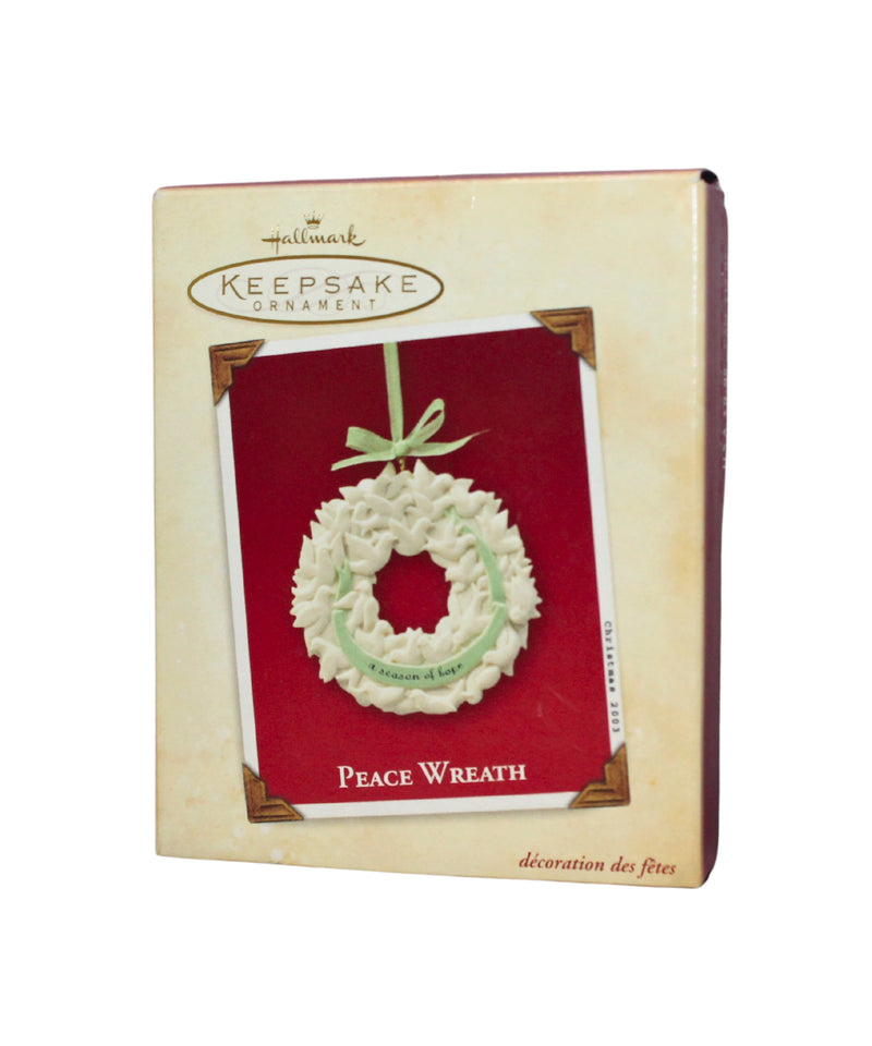 Hallmark Ornament: 2003 Peace Wreath | QXG8687