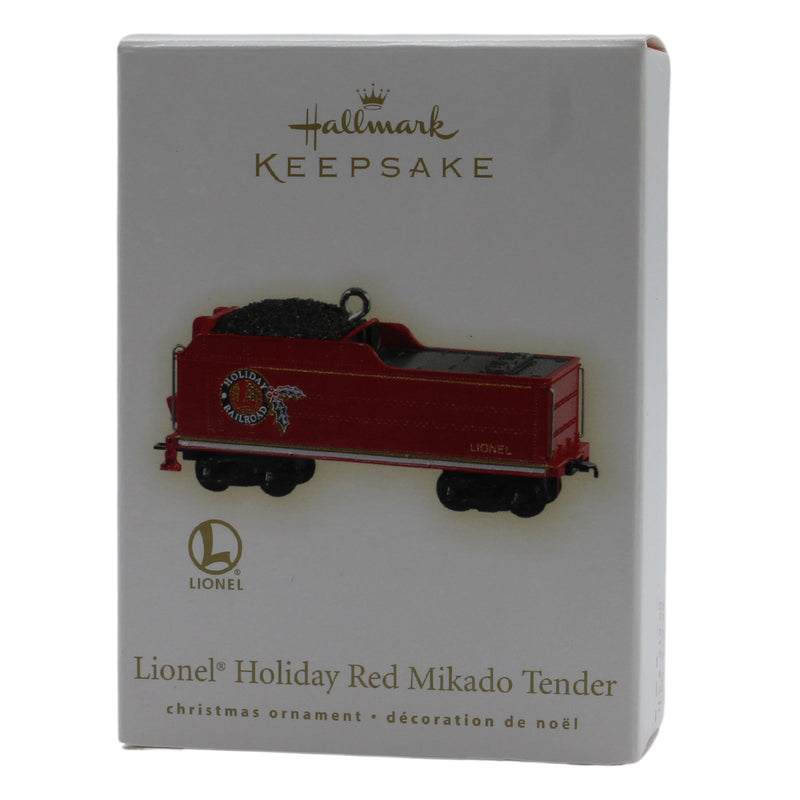 Hallmark Ornament: 2009 Lionel Holiday Red Mikado Tender | QXI1102