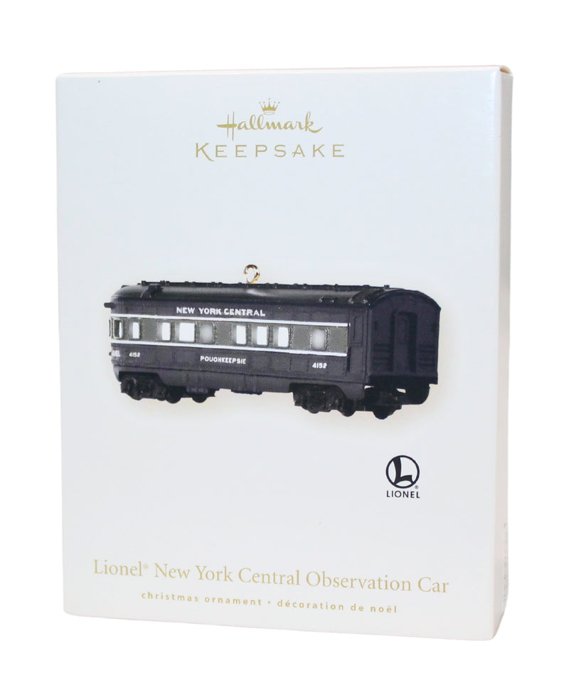 Hallmark Ornament: 2008 New York Central Observation Car | QXI2011 | Lionel