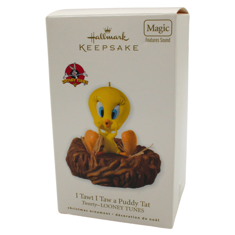 Hallmark Ornament: 2010 I Tawt I Taw a Puddy Tat | QXI2043 | Looney Tunes