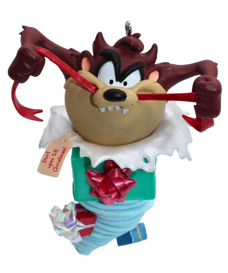 Hallmark Ornament: 2010 Taz Unwrapped | QXI2046 | Looney Tunes