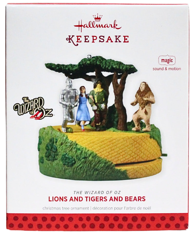 Hallmark Ornament: 2013 Lions and Tigers and Bears | QXI2125 | Sound & Motion