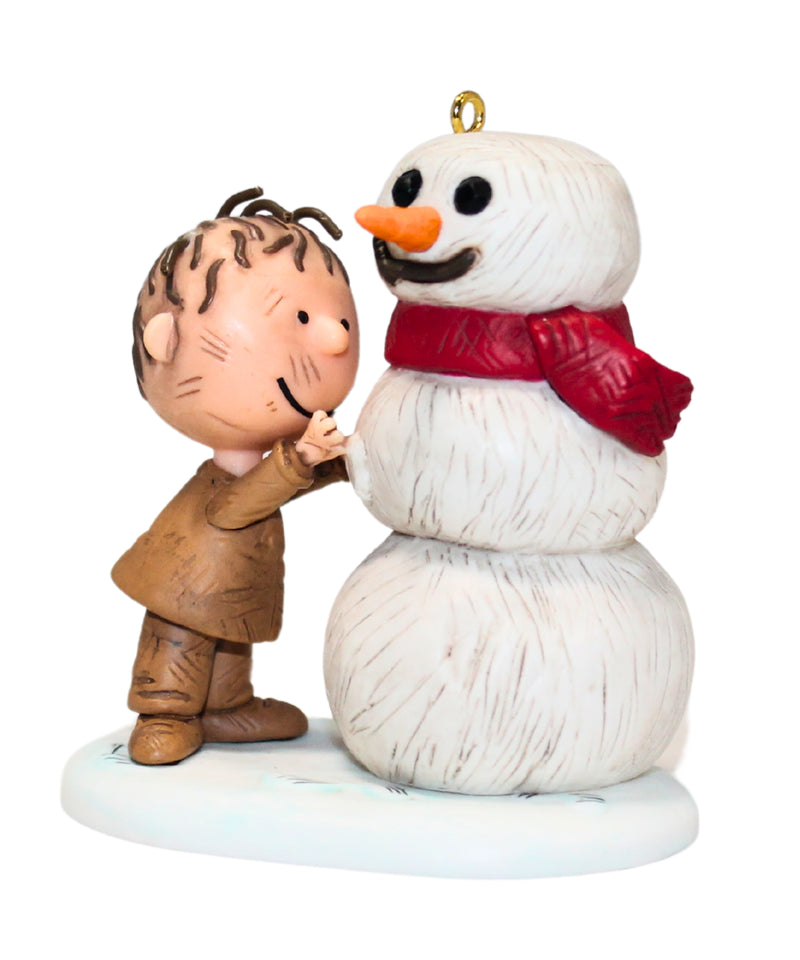 Hallmark Ornament: 2013 Pigpen Builds a Snowman | QXI2232 | Peanuts