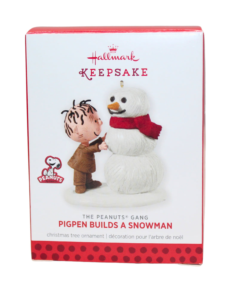 Hallmark Ornament: 2013 Pigpen Builds a Snowman | QXI2232 | Peanuts