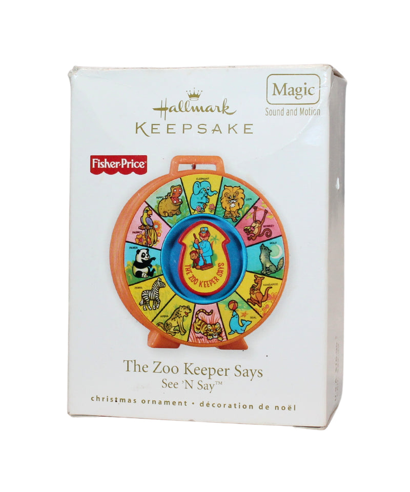 Hallmark Ornament: 2010 The Zoo Keeper Says | QXI2316