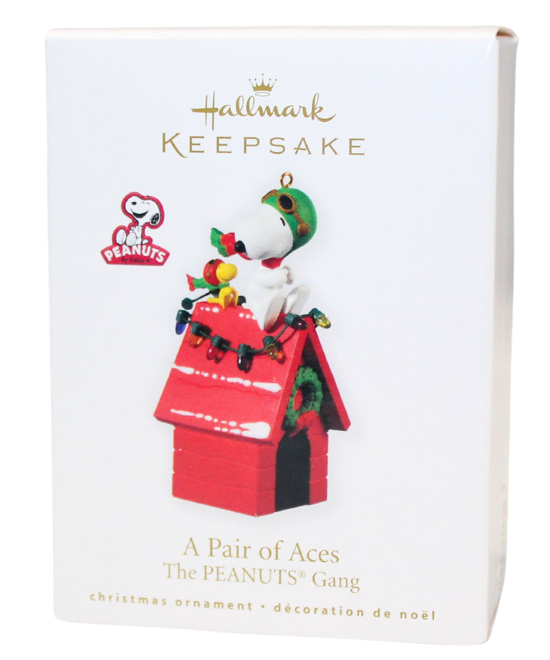 Hallmark Ornament: 2010 A Pair of Aces | QXI2333 | Peanuts