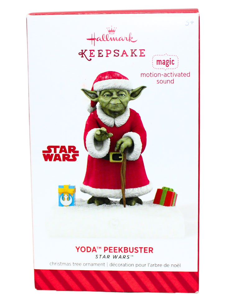 Hallmark Ornament: 2014 Yoda Peekbuster | QXI2586 | Star Wars