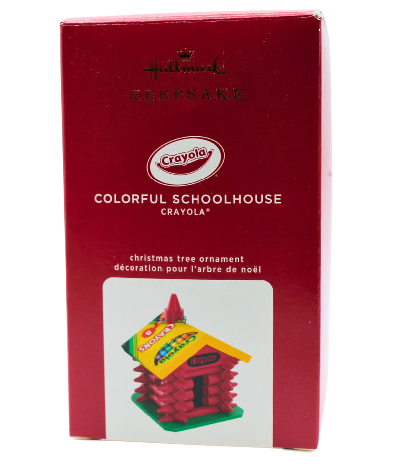 Hallmark Ornament: 2020 Colorful Schoolhouse | QXI2591 | Crayola