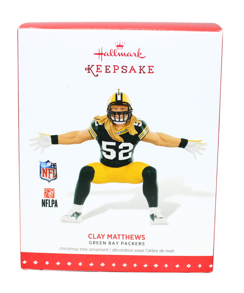 Hallmark Ornament: 2015 Clay Matthews | QXI2719 | NFL