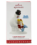 Hallmark A Warm Frosty Hug - Frosty the Snowman Keepsake Ornament 2016 QXI3131
