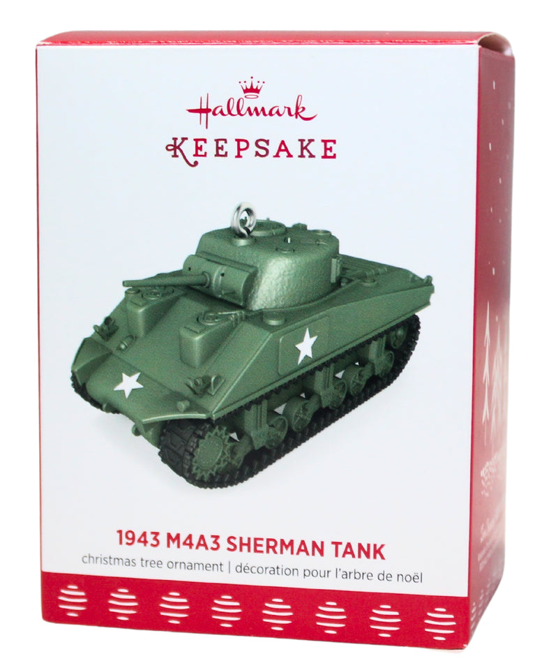 Hallmark Ornament: 2017 M4A3 Sherman Tank 1943 | QXI3185