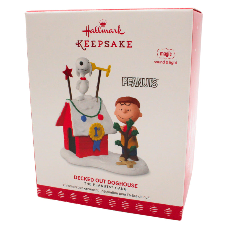 Hallmark Ornament: 2017 Decked Out Doghouse | QXI3282 | Peanuts
