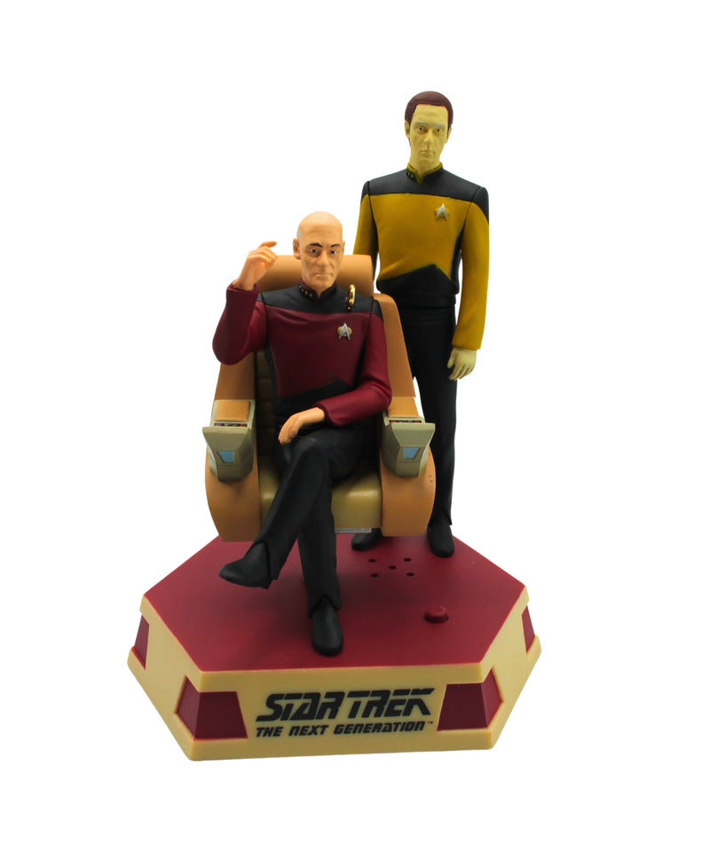 Hallmark Ornament: 2017 Captain Jean-Luc Picard and Lieutenant Commander Data | QXI3402 | Star Trek