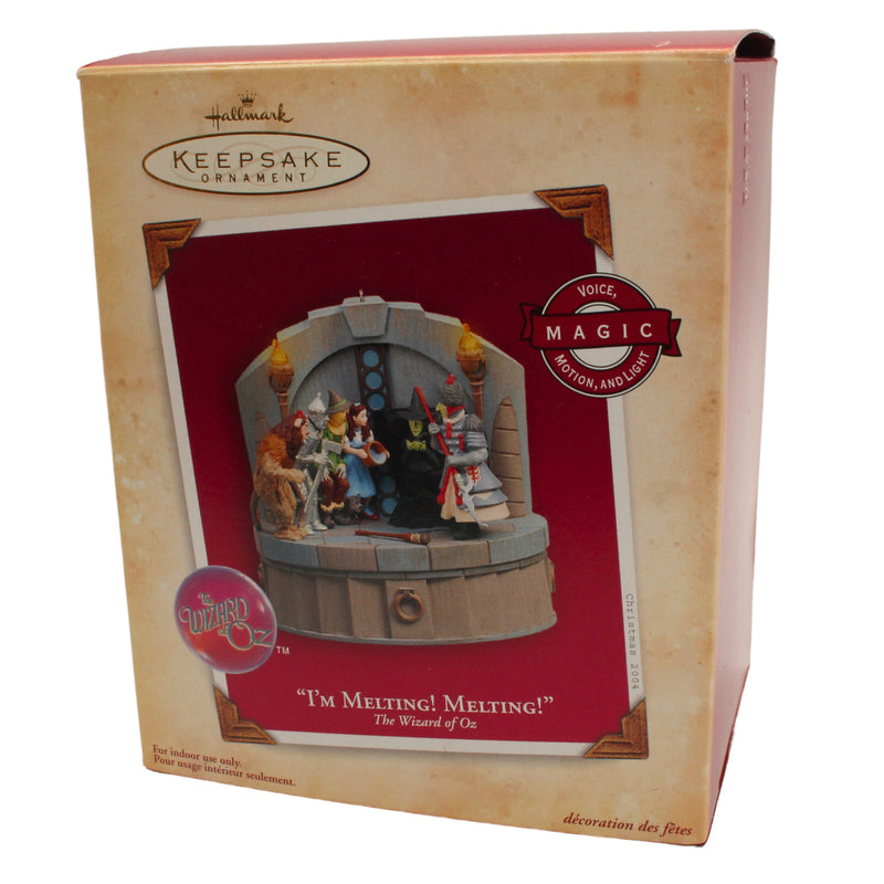 Hallmark Ornament: 2004 I'm Melting! Melting! | QXI4024 | Wizard of Oz