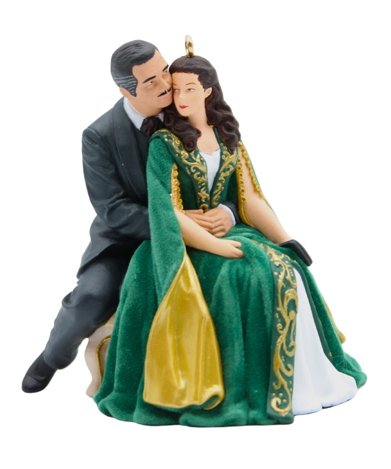 Hallmark Ornament: 2004 Scarlett O'Hara and Rhett Butler | QXI4034 | Green Dress