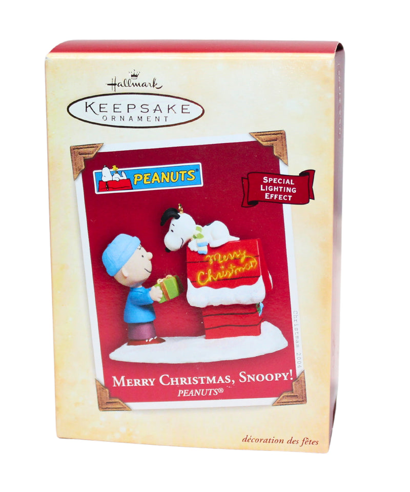 Hallmark Ornament: 2004 Merry Christmas, Snoopy! | QXI4081 | Peanuts