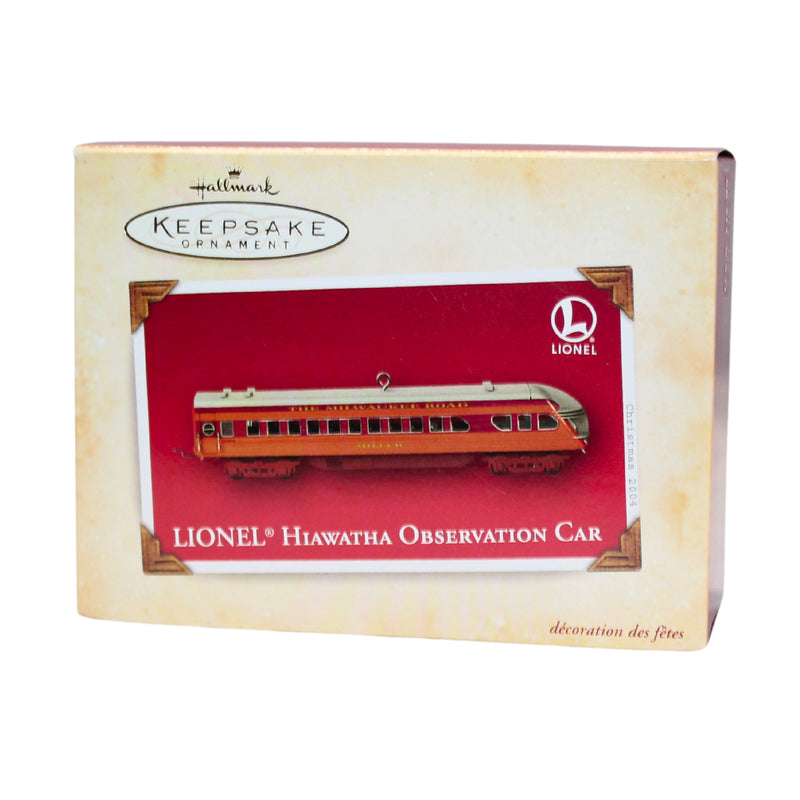 Hallmark Ornament: 2004 Hiawatha Observation Car | QXI4104 | Lionel