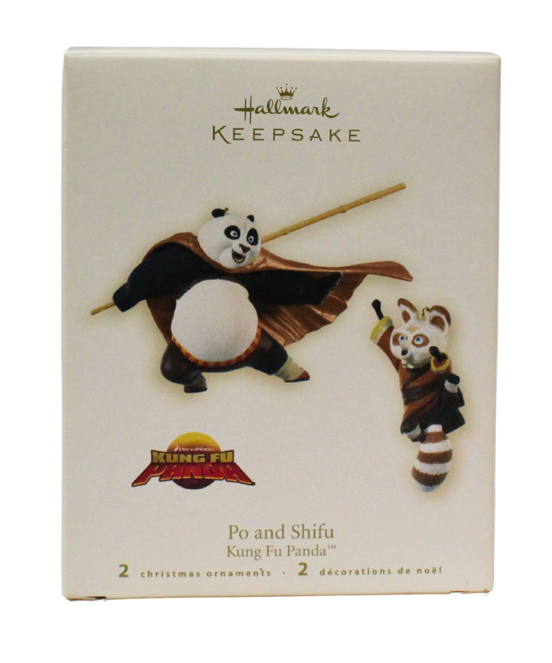 Hallmark Ornament: 2008 Po and Shifu | QXI4261