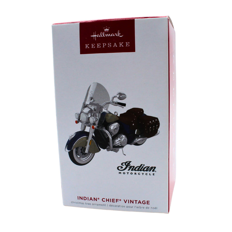 Hallmark Ornament: 2022 Indian Chief Vintage | QXI7046 | Motorcycle