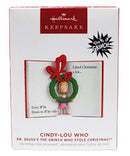 Hallmark Cindy-Lou Who - Dr. Seuss, The Grinch Keepsake Ornament 2023 QXI7309