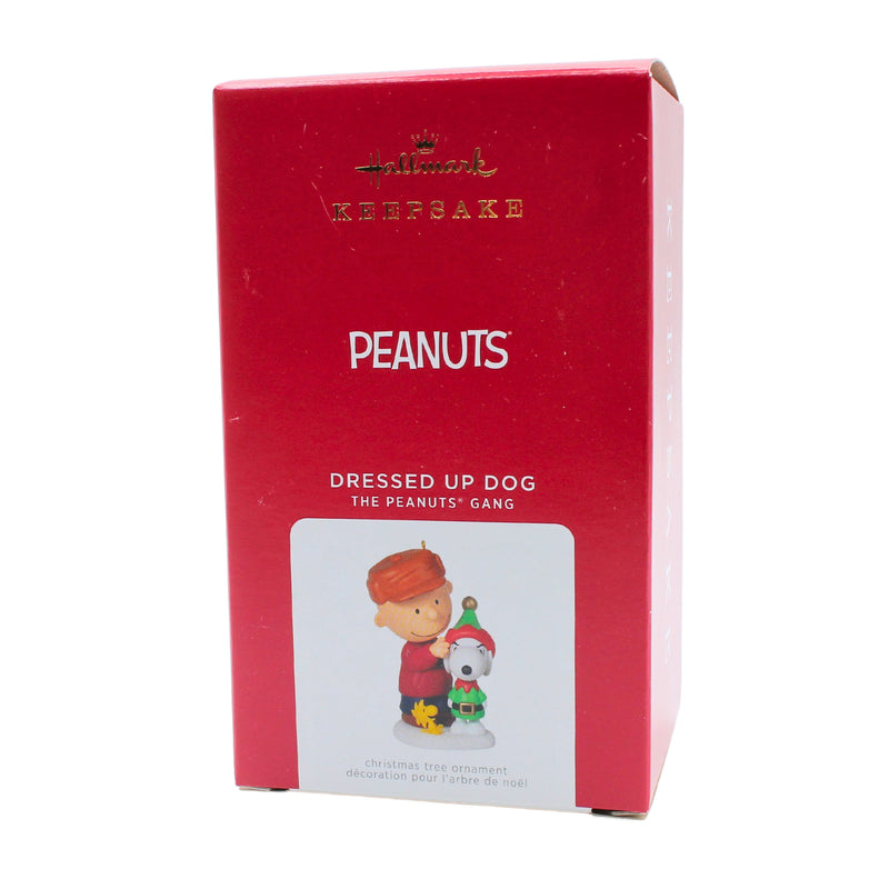 Hallmark Ornament: 2021 Dressed Up Dog | QXI7315 | Peanuts