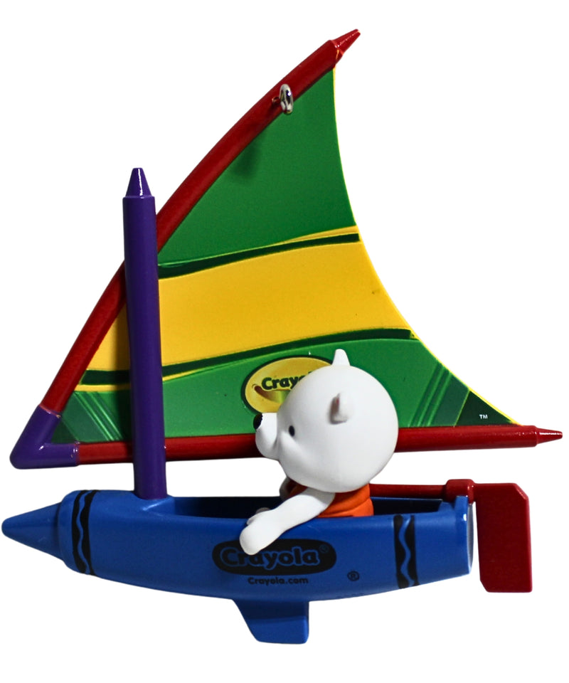 Hallmark Ornament: 2022 Crayola Colorful Canoe Sailing | QXI7346