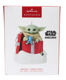 Hallmark Grogu Greetings - Star Wars Keepsake Ornament 2022 QXI7543