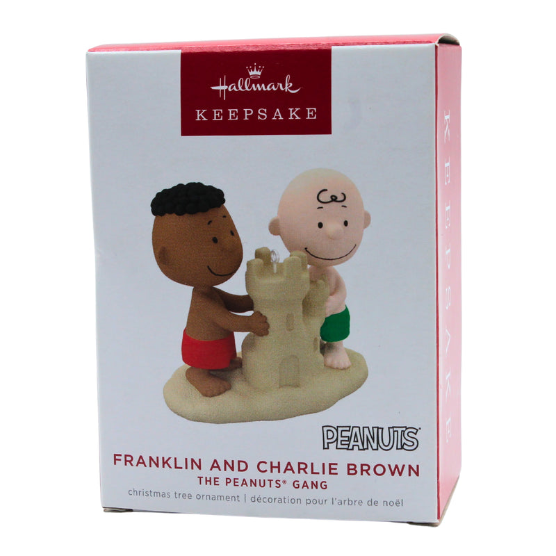 Hallmark Ornament: 2022 Franklin and Charlie Brown | QXI7816 | Peanuts