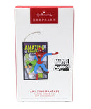 Hallmark Amazing Fantasy - Spiderman, 60th Anniv Keepsake Ornament 2022 QXI7853
