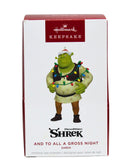 Hallmark And To All A Gross Night - Shrek Keepsake Ornament 2025 QXI8175