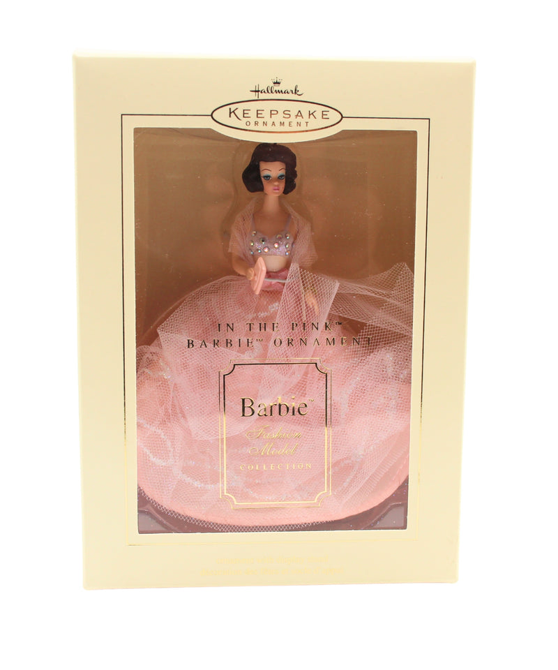 Hallmark Ornament: 2002 In the Pink Barbie Ornament  | QXI8439