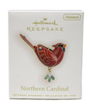 Hallmark Northern Cardinal - Miniature Keepsake Ornament 2009 QXM1112