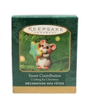 Hallmark Ornament: 2001 Sweet Contribution  | QXM4492